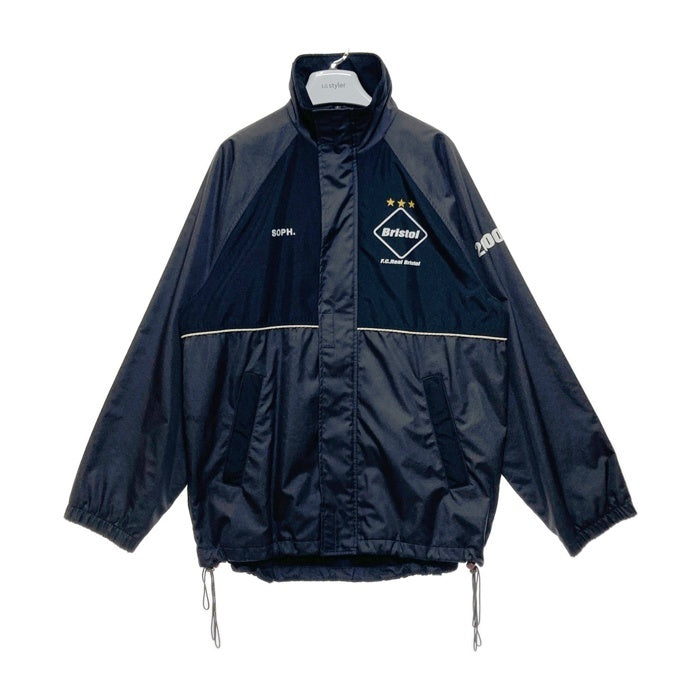 f.c.real bristol エフシーレアルブリストル ジップナイロンジャケット カーキ ブラック sizeL 瑞穂店