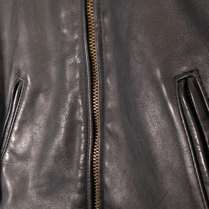 VANSON バンソン B レザー シングルライダースジャケット ブラック ライナー付 TALON Size 36 福生店