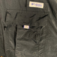 Columbia コロンビア OMNI-SHADE Bahama バハマシャツ オム二シェイド フィッシング 半袖 シャツ ブラック Size M 福生店