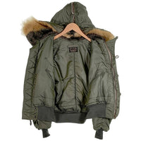 U.S. ARMY 60's ALPHA INDUSTRIES アルファインダストリーズ N-2B コヨーテファー  黒タグ CONMERジッパー フライトジャケット オリーブ MIL-J-6278D / 8415-270-0366 /DSA-1-2355-63-C  SIze M 福生店