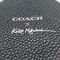 COACH コーチ Kiko Mizuhara 水原希子 レザーキーホルダー ブラック 瑞穂店