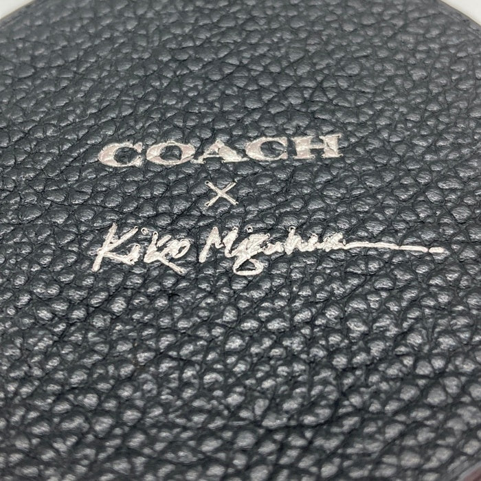 COACH コーチ Kiko Mizuhara 水原希子 レザーキーホルダー ブラック 瑞穂店