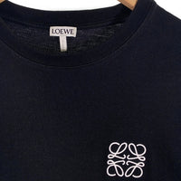 LOEWE ロエベ アナグラム刺繡 レギュラーフィット Tシャツ ブラック H526Y22X75 Size XS 福生店