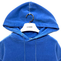 XLARGE エクストララージ PIGMENT BURN DOWN プルオーバーパーカー ブルー sizeL 瑞穂店