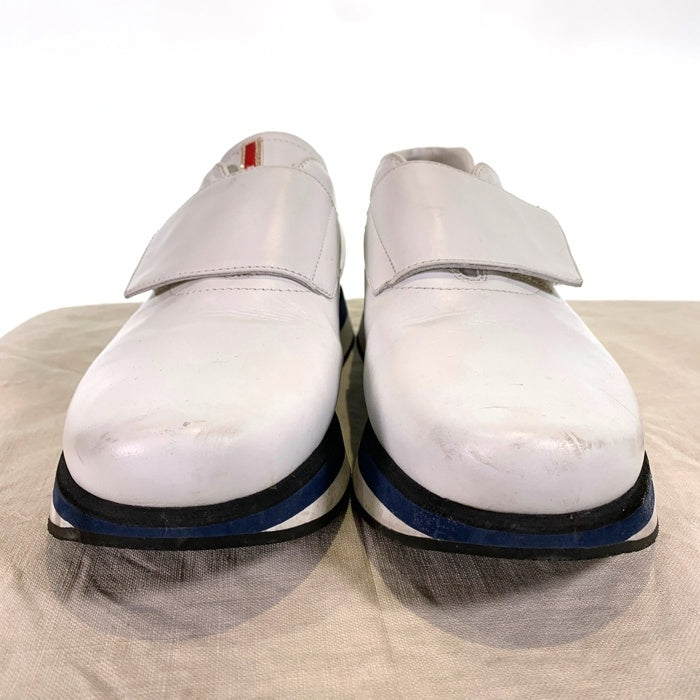 PRADA SPORT プラダスポーツ ベルクロ レザースリッポン スニーカー ホワイト 40 2351 Size 7 (25.5-26cm相当) 福生店