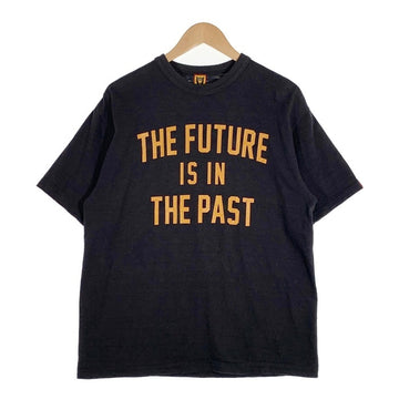 HUMAN MADE ヒューマンメイド THE FUTURE IS IN THE PAST プリントTシャツ ブラック Size XL 福生店