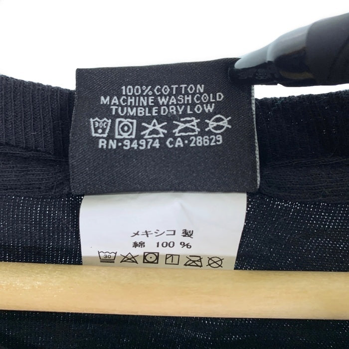 STUSSY ステューシー Classic A GO GO ローマの休日 バックプリント Tシャツ ブラック メキシコ製 Size L 福生店