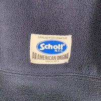 Schott ショット ジップアップ フリースジャケット ネイビー 782-2252030 Size M 福生店