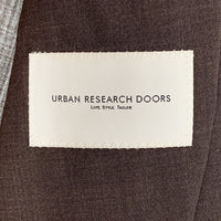 URBAN RESEACH DOORS アーバンリサーチドアーズ 20SS WP ストレッチジャケット 3B テーラード ブラウン 春夏 DT04-18L312 Size 48 福生店