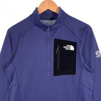 THE NORTH FACE ノースフェイス Expedition Dry Dot Zip High エクスペディション ドライドットジップハイ 長袖 Tシャツ ロンT ケイブブルー NT12122 Size L 福生店