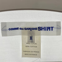 COMME des GARCONS SHIRT コムデギャルソンシャツ W27031 立体パッチワークシャツ ホワイト sizeM 瑞穂店