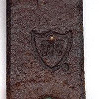 HTC エイチティーシー フラワースタッズ レザーブレスレット ブラウン Size 腕周り約18cm 福生店