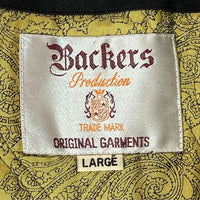 Backers バッカーズ カップショルダー ダービージャケット ブラック sizeL 瑞穂店
