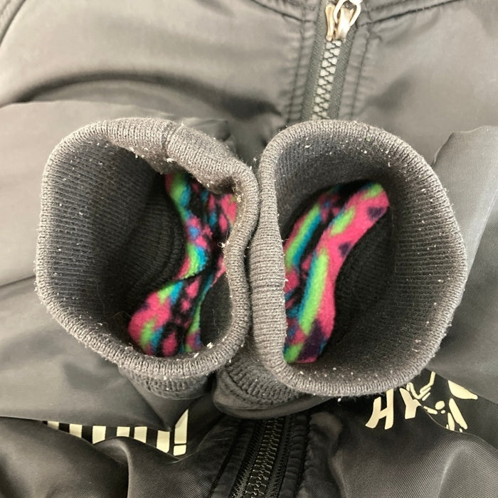 HYSTERIC GLAMOUR ヒステリックグラマー ナイロン ジップアップジャケット ブラック 内フリース 213AB04 Size M 瑞穂店