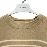 MASU エムエーエスユー 19AW PABLO SWEATER パブロ ウール ボーダーニットセーター ベージュ ホワイト MUFW-KN0291 Size 46 瑞穂店