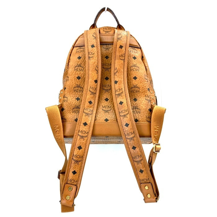 MCM エムシーエム スターク スタッズアウトライン ヴィセトスバックパック リュック ブラウン MMK8AVE61CO001 瑞穂店