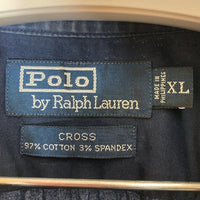 Polo Ralph Lauren ポロ ラルフローレン CROSS 長袖シャツ ネイビー XL 瑞穂店