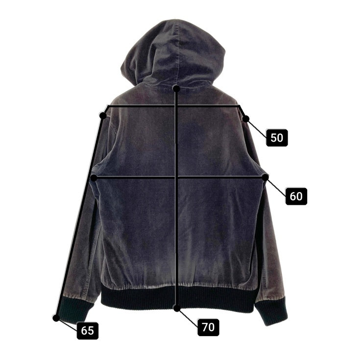Carhartt カーハート ベロア ジップアップパーカー ブラウン size- 瑞穂店