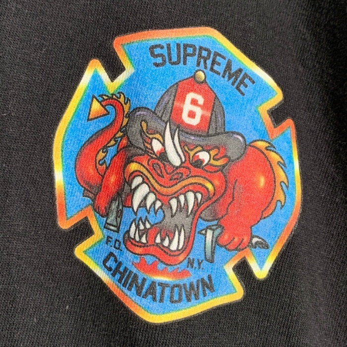 SUPREME シュプリーム 22AW FDNY Engine 9 Tee プリントTシャツ ブラック Size XL 福生店