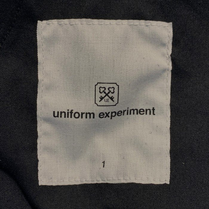 uniform experiment ユニフォームエクスペリメント 23SS CUT OFF SHORTS カットオフショーツ ショートパンツ ブラック UE-230038 Size 1 福生店