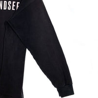 Hide and Seek ハイドアンドシーク 23AW Born Free L/S Tee ヘビーオンス ロゴプリント ロングスリーブTシャツ 長袖 ブラック HT-091023 Size XL 相当 福生店