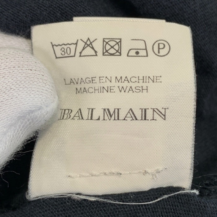 BALMAIN バルマン プリントTシャツ ブラック 象 Size L 福生店
