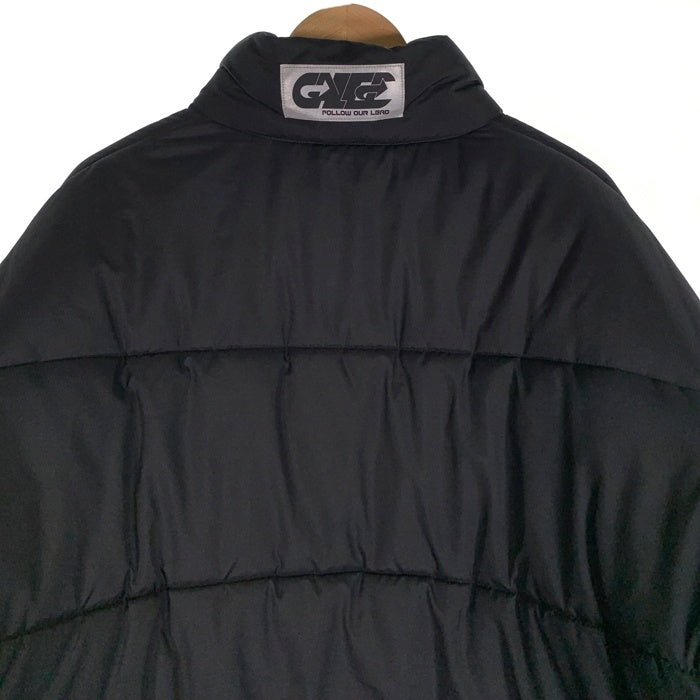 CALEE キャリー Retroreflector Padded Jacket レトロリフレクター パデッドジャケット 中綿 ブラック Size L 福生店