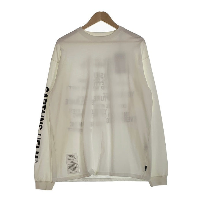 CAPTAINS HELM キャプテンズヘルム RUNNING FOAM L/S TEE ロンT ロングスリーブ ランニングフォーム 長袖 Tシャツ ホワイト CH25-SS-T06 Size L 福生店