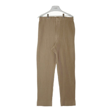 HOMME PLISSE ISSEY MIYAKE オムプリッセイッセイミヤケ SAMPLE品 プリーツ ストレートパンツ ベージュ size2 瑞穂店
