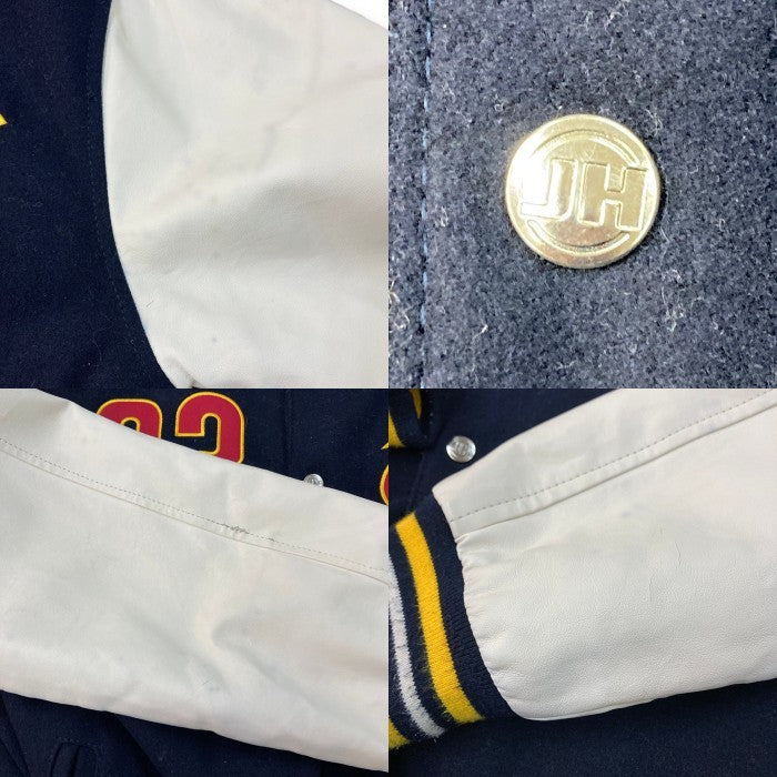 UNK NBA エヌビーエー キャバリアーズ 23 JAMES スタジャン ネイビーｘホワイト sizeL 瑞穂店