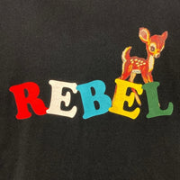 UNDERCOVER アンダーカバー REBEL バンビ プリントTシャツ ブラック UC1C3814 Size 4 瑞穂店