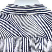 UNDERCOVERISM アンダーカバー パッチワーク ストライプ リネンシャツ ホワイト size3 瑞穂店