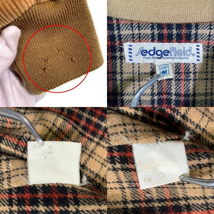 Sedgefield セッジフィールド 裏ブランケット コーデュロイ ジップアップ ジャケット Size M 福生店
