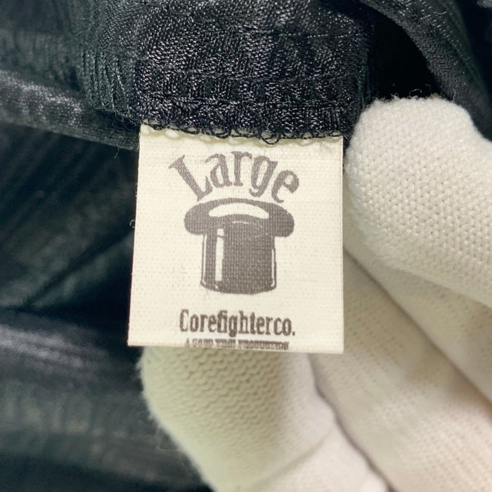 CORE FIGHTER コアファイター ショートパンツ ハーフ ショーツ 総柄 全国制覇 ブラック Size L 福生店