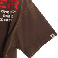 Warren Lotas ウォーレンロータス SNIPER ダメージ加工 半袖 Tシャツ ブラウン Size M 福生店