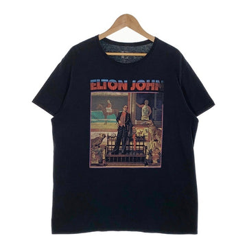 00's~ Elton John エルトンジョン プリントTシャツ ブラック Size XL 福生店