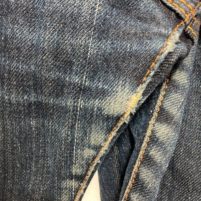 EVISU PARIS エヴィス パリ ボタンフライ テーパードデニムパンツ ジーンズ インディゴ Lot.0001 Size 29×34 瑞穂店