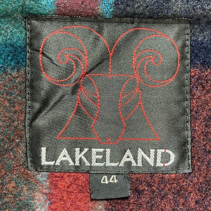 LAKELAND レイクランド レザー切替 中綿ジャケット  グレー size44 瑞穂店