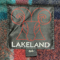 LAKELAND レイクランド レザー切替 中綿ジャケット  グレー size44 瑞穂店