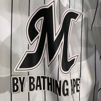 A BATHING APE ア ベイシング エイプ CHIBA LOTTE MARINES UNIFORM TEE 千葉ロッテマリーンズ  ホワイト Size 2XL 福生店