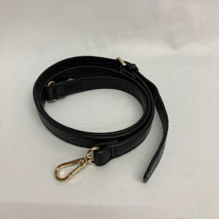 cat in the closet キャットインザクローゼット 型押しハンドバッグ ブラック 瑞穂店