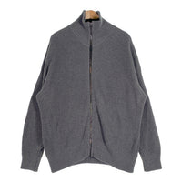 SUAVELE シュアーヴル OVERSIZED HIGH NECK DRIVERS KNIT ドライバーズニット ジップアップセーター グレー コットン SV-0072 Size L 福生店