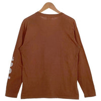 90's FUCT ファクト NYC SKATE エヌワイシースケート L/S T Shirt 長袖 Tシャツ ブラウン シルバー Size L 福生店