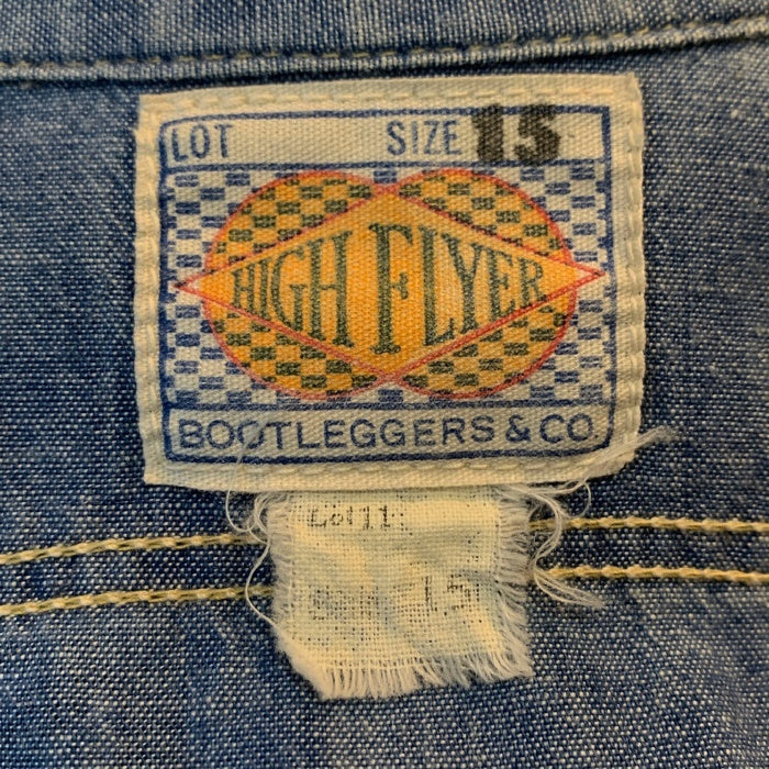 BOOTLEGGERS ブートレガース ガチャポケ シャンブレー ワークシャツ ブルー Size 15 福生店
