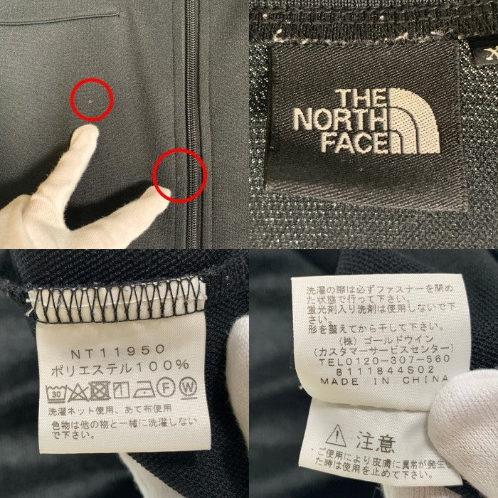 THE NORTH FACE ノースフェイス JERSEY JACKET ジャージジャケット ブラック NT11950 Size XL 福生店