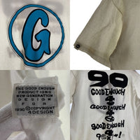 90's GOODENOUGH グッドイナフ 1ST TEE サークルG 半袖 Tシャツ ホワイト Size L 福生店