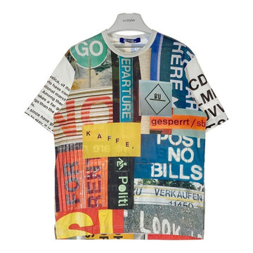 JUNYA WATANABE COMME des GARCONS MAN ジュンヤワタナベ コムデギャルソンマン WG-T001 AD2020 タイポグラフィー プリント Tシャツ ホワイト sizeM 瑞穂店
