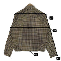 McGREGOR マクレガー METEOR61 ギンガムチェック ドリズラージャケット TALONジップ USA製 Size S-M 相当 福生店