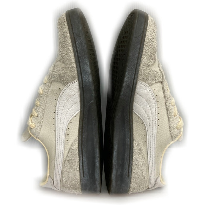 PUMA プーマ Indoor PRM インドア プレミアム スウェードローカットスニーカー ライトグレー クリーム 398179-01 Size 27cm 瑞穂店