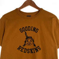 JOE McCOY ジョーマッコイ GOODING REDSKINS プリントTシャツ マスタード Size 38 福生店